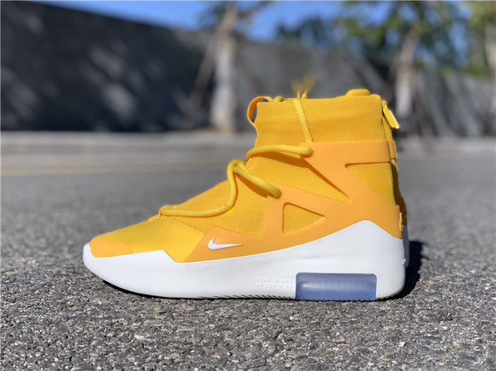 nike air fear of god 1 yellow ar4237-700
