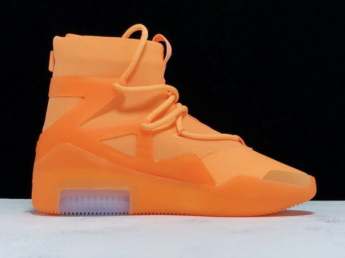 nike air fear of god 1 orange pulse ar4237-800