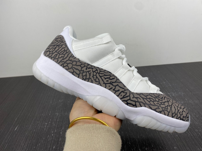 air jordan 11 low "cement grey" av2187-140.
