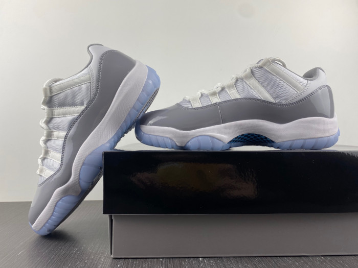air jordan 11 low "cement grey" av2187-140