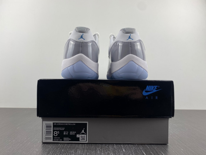 air jordan 11 low "cement grey" av2187-140