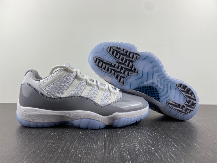 air jordan 11 low "cement grey" av2187-140