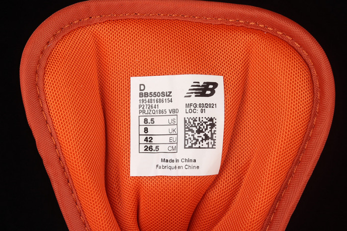 new balance 550 size? college pack bb550siz