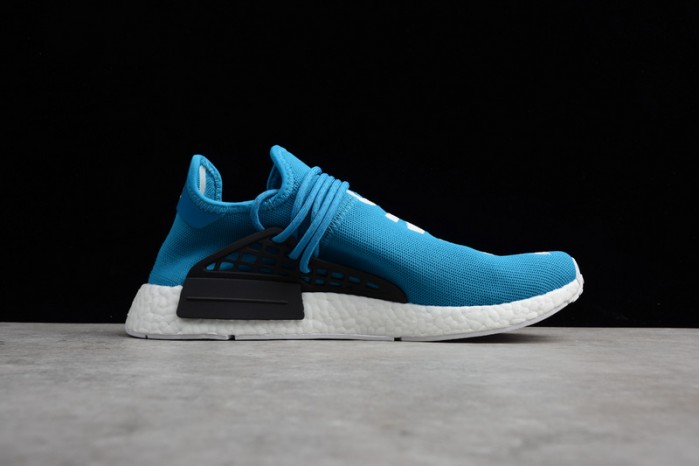 a*d*das nmd hu pharrell human being sharp blue bb0618