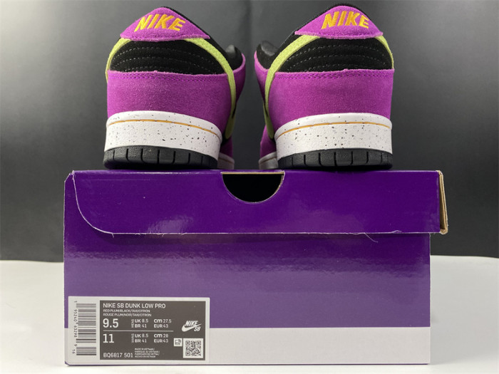 nike dunk low "red plum" bq6817-501