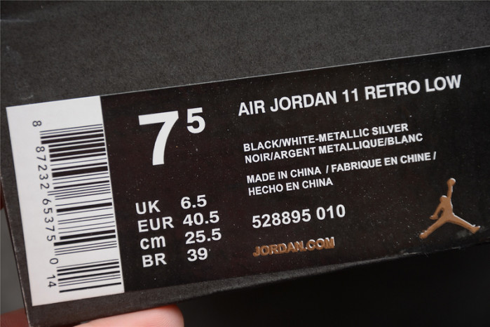 air jordan 11 retro low barons 528895-010