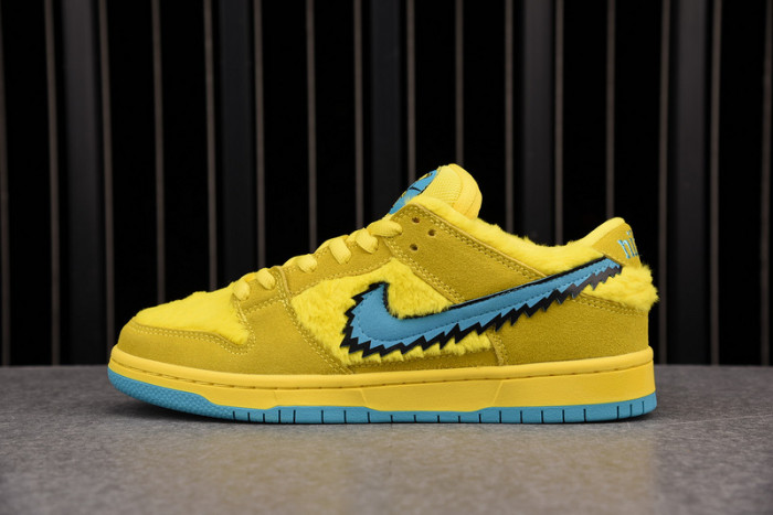 nike dunk low sb x grateful dead ''yellow bear'' cj5378-700