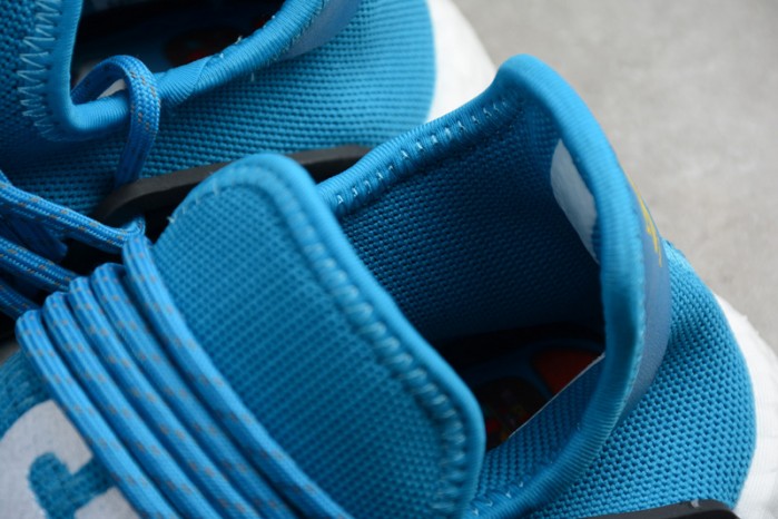 a*d*das nmd hu pharrell human being sharp blue bb0618