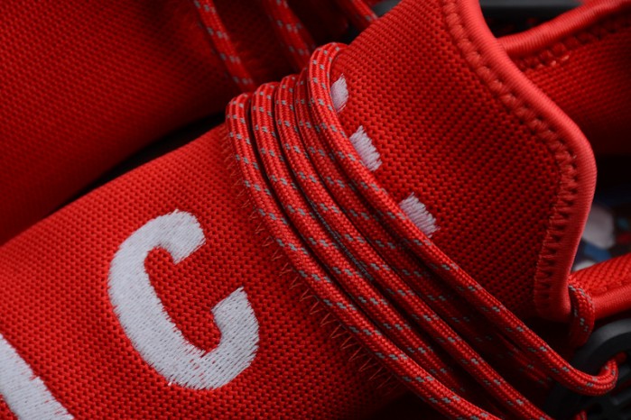 a*d*das nmd hu pharrell human race scarlet bb0616