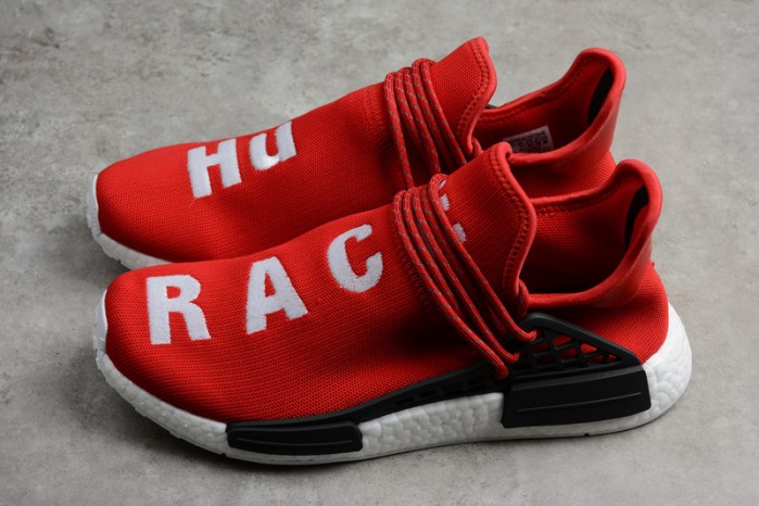 a*d*das nmd hu pharrell human race scarlet bb0616