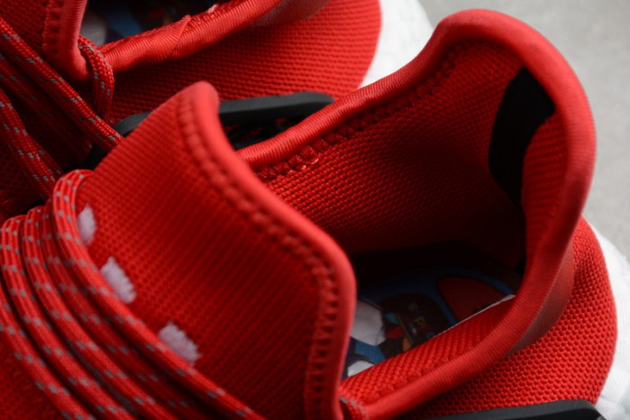 a*d*das nmd hu pharrell human race scarlet bb0616