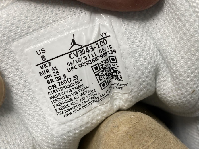 air jordan 1 low paris cv3043-100