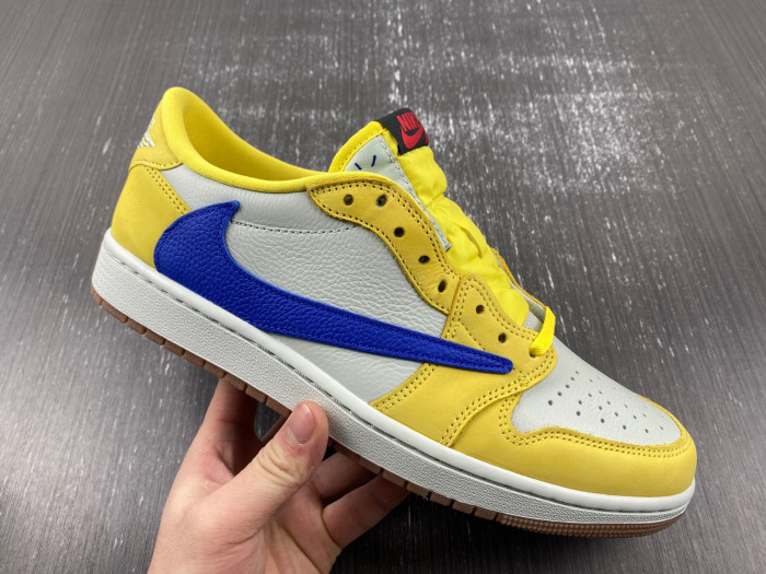 travis scott air jordan 1 low og canary dz4137-700