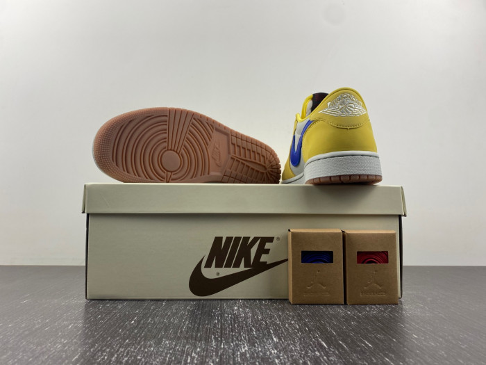 travis scott air jordan 1 low og canary dz4137-700