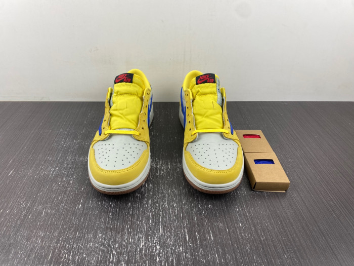 travis scott air jordan 1 low og canary dz4137-700