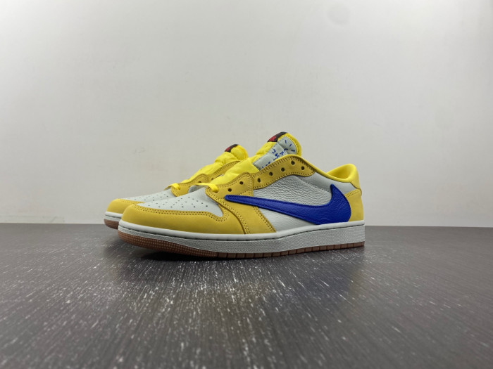 travis scott air jordan 1 low og canary dz4137-700