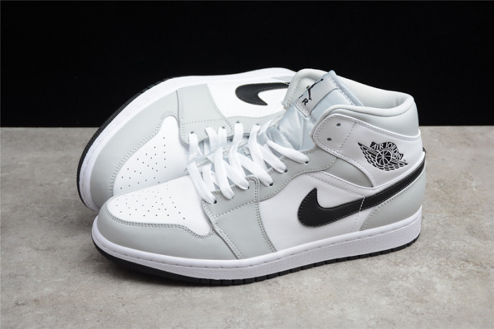 air jordan 1 mid light smoke grey (w) bq6472-015