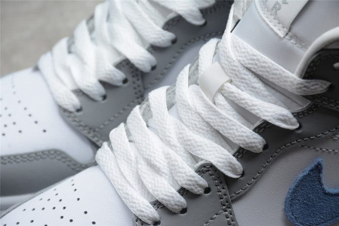 air jordan 1 mid wolf grey aluminum (w) bq6472-105