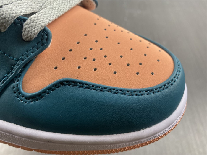 air jordan 1 mid dark teal green (w) bq6472-308