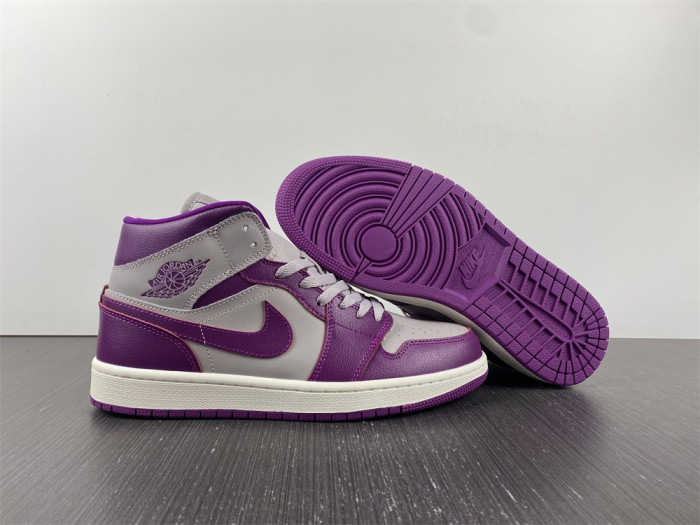 air jordan 1 mid magenta (2022) (w) bq6472-501