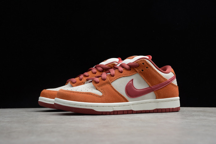 nike sb dunk low pro dark russet cedar bq6817-202