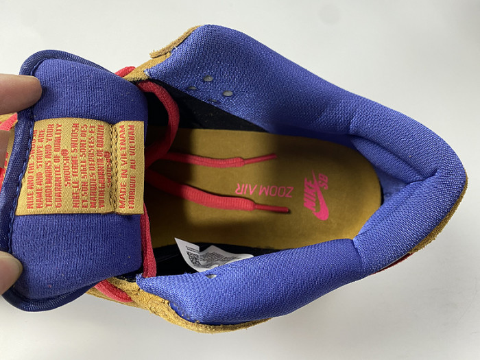 nike sb dunk low reverse papa bear bq6817-700