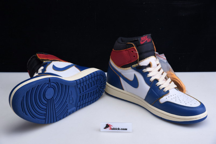 air jordan 1 retro high union los angeles blue toe bv1300-146