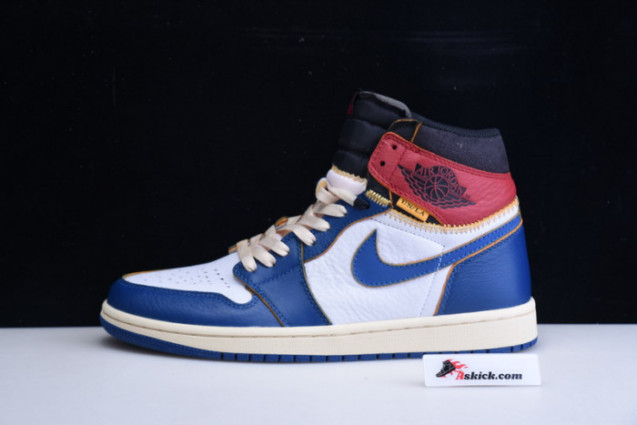 air jordan 1 retro high union los angeles blue toe bv1300-146
