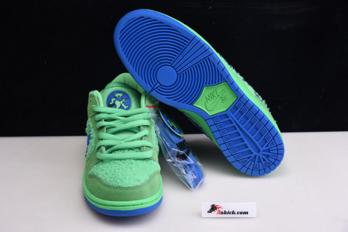 nike sb dunk low "grateful dead - green bear" - cj5378-300