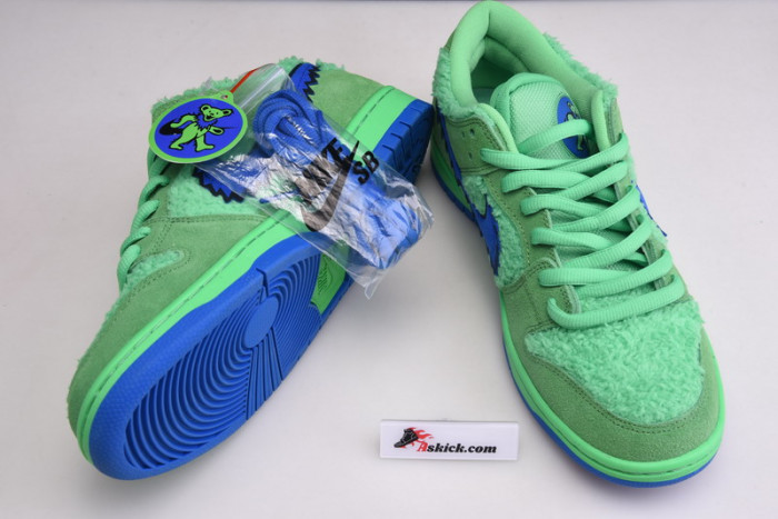 nike sb dunk low "grateful dead - green bear" - cj5378-300