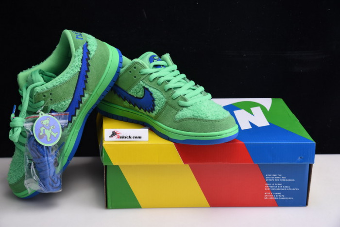 nike sb dunk low "grateful dead - green bear" - cj5378-300