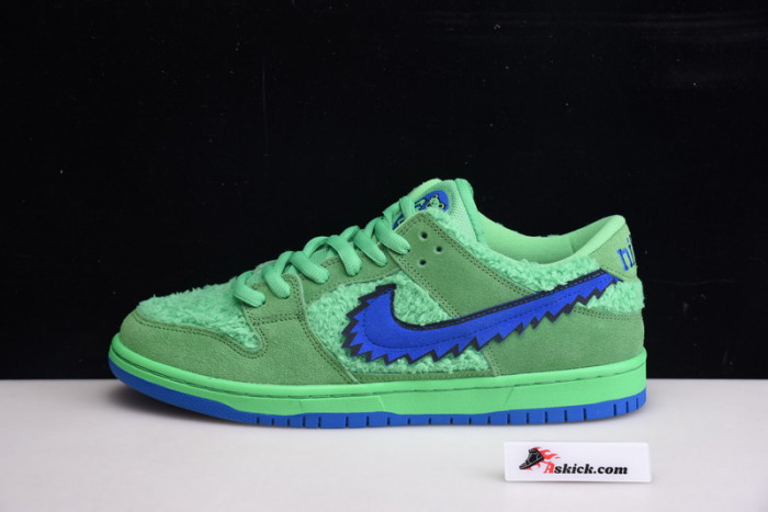 nike sb dunk low "grateful dead - green bear" - cj5378-300