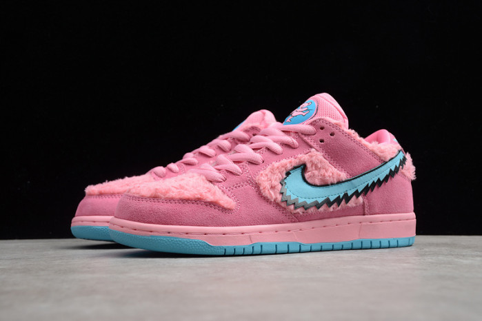nike sb dunk low grateful dead x pink bear cj5378-600