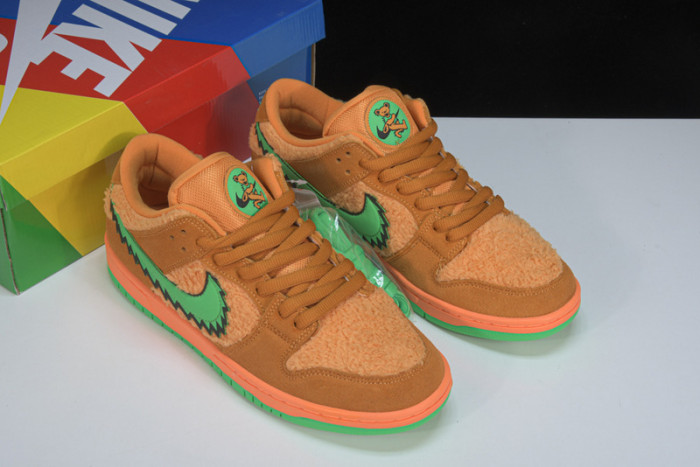 nike sb dunk low grateful dead "orange bear" cj5378-800