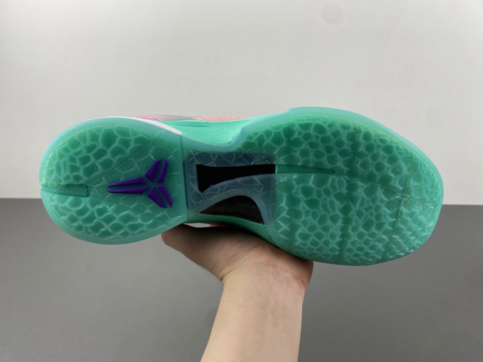 nike zoom kobe 6 pink green cm2190-201