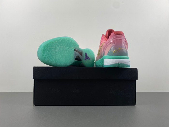 nike zoom kobe 6 pink green cm2190-201