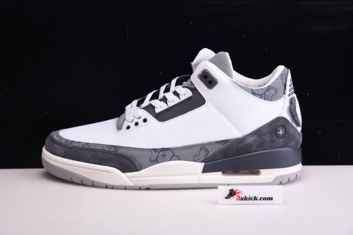 nike air jordan 3 kaws companion grey