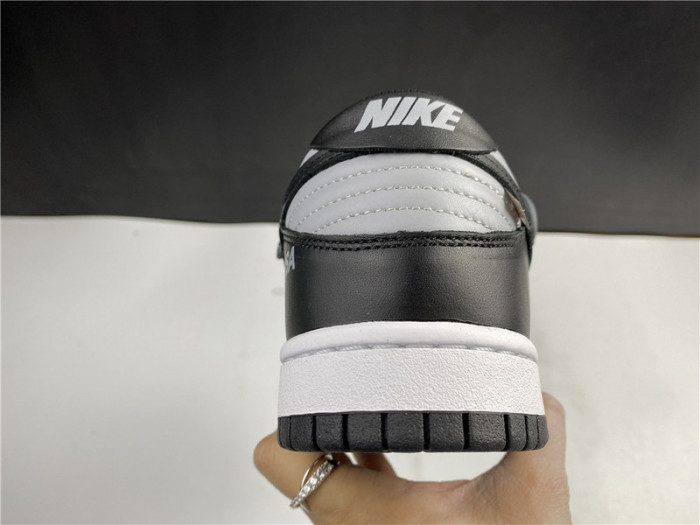 of x nike dunk low black and grey ct0856-007
