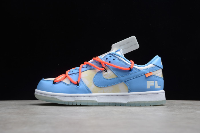 of x futura x nike dunk low “bright blue” ct0856-403