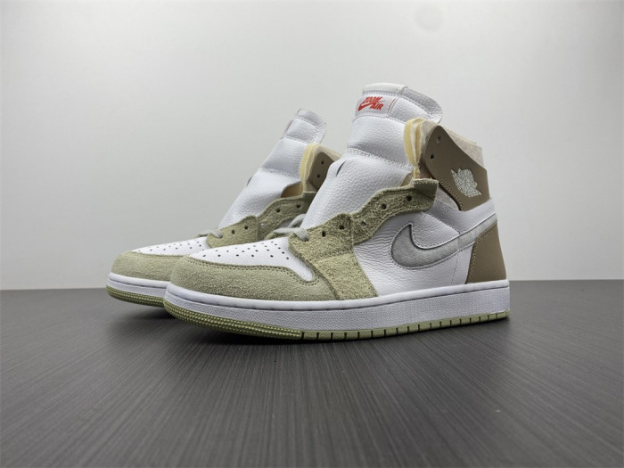 air jordan 1 high zoom air cmft olive aura (w) ct0979-102