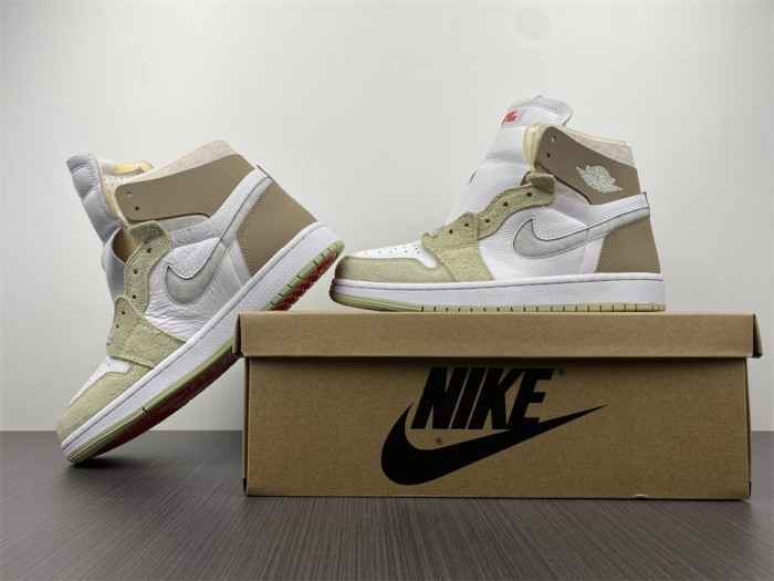 air jordan 1 high zoom air cmft olive aura (w) ct0979-102