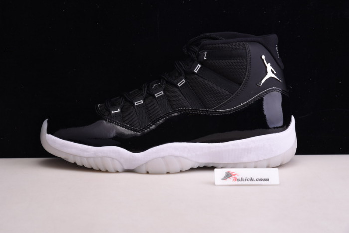 air jordan 11 black clear metallic silver ct8012-011