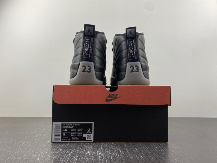 air jordan 12 “black/wolf grey” ct8013-019