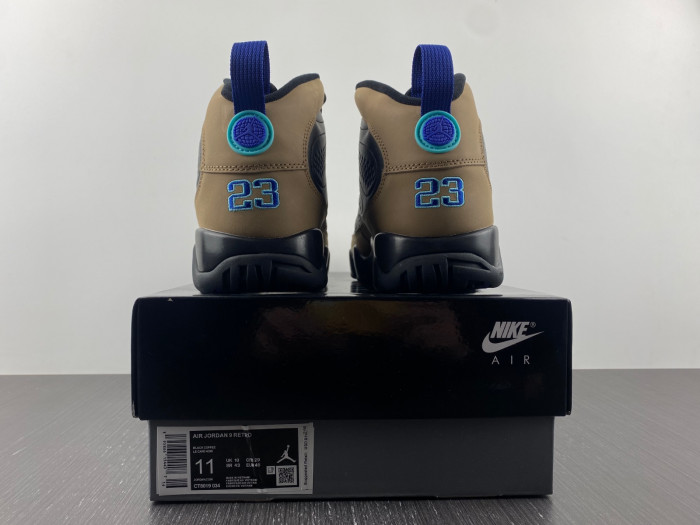 air jordan 9 “light olive” ct8019-034