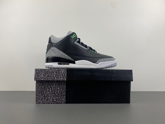 air jordan 3 “green glow” ct8532-031