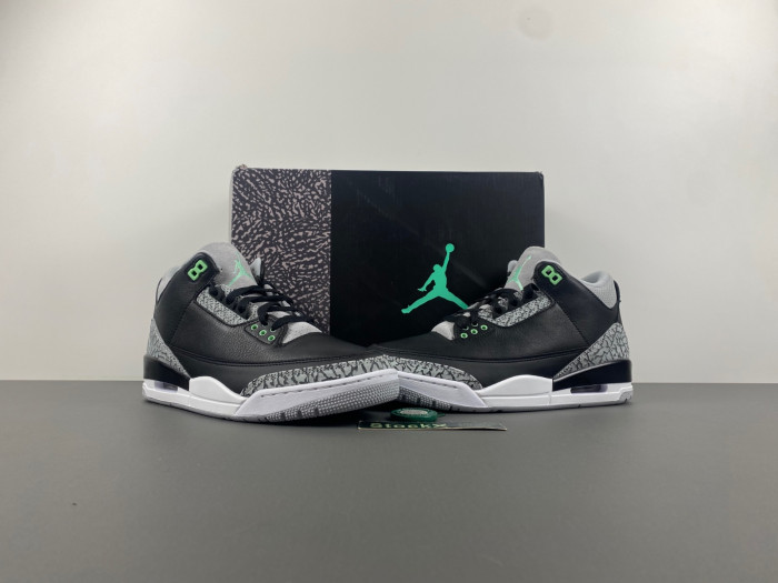 air jordan 3 “green glow” ct8532-031