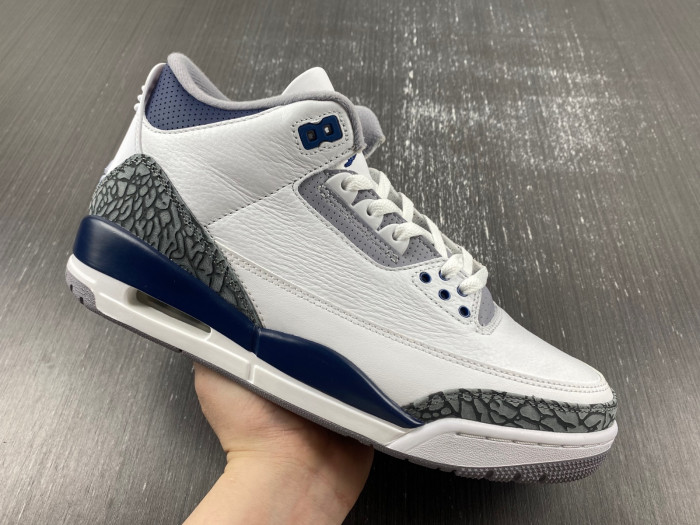 air jordan 3 “white/navy” ct8532-140
