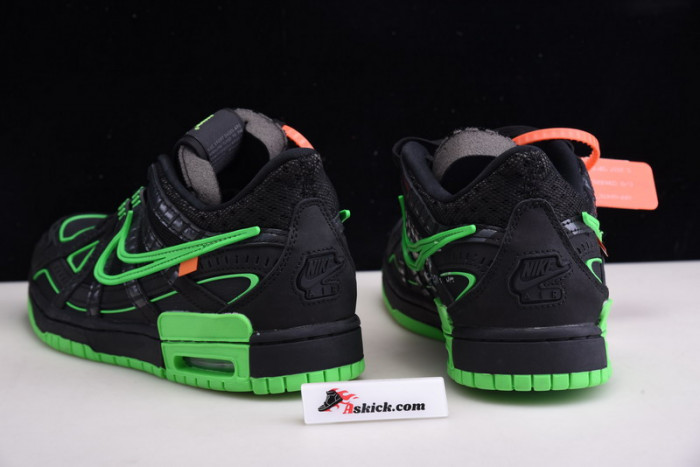 of x nike air rubber dunk “green strike” cu6015-001