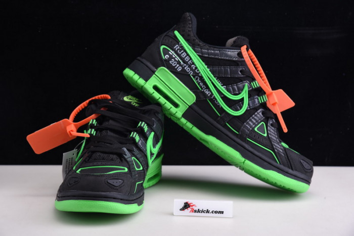 of x nike air rubber dunk “green strike” cu6015-001