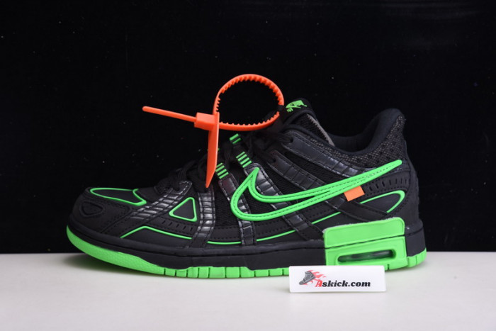 of x nike air rubber dunk “green strike” cu6015-001